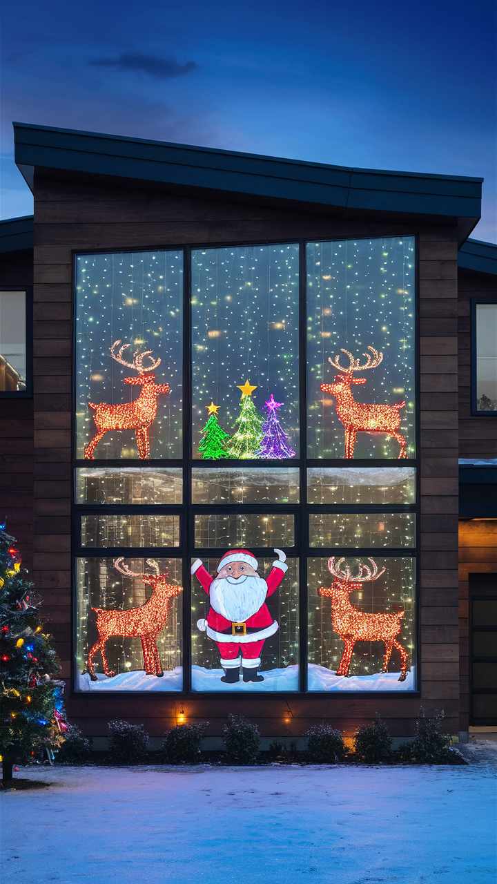 Christmas Lights on Windows 24 Ideas: Magical Ways to Illuminate Your Home This Holiday Season