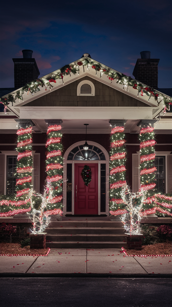 Green and Red Christmas Lights on House 22 Ideas: A Holiday Guide