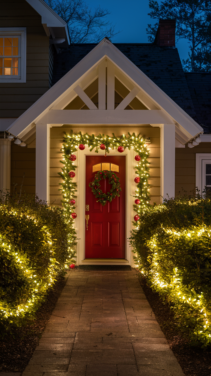 Green and Red Christmas Lights on House 22 Ideas: A Holiday Guide