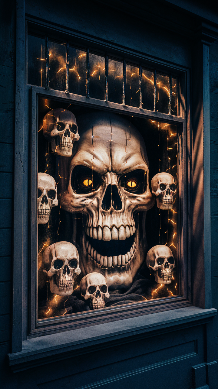 23 Halloween Window Decoration Ideas for a Spooky Holiday