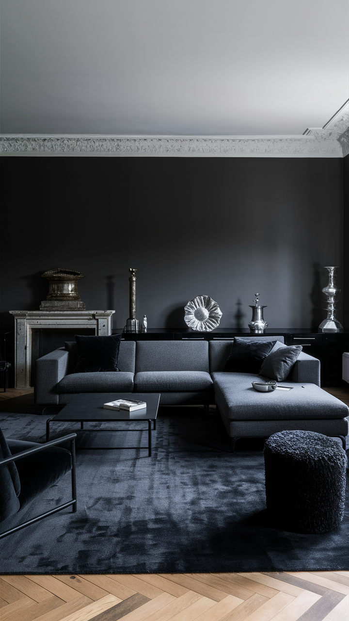 Black Living Room 21 Ideas: A Step-by-Step Guide for Stylish Designs