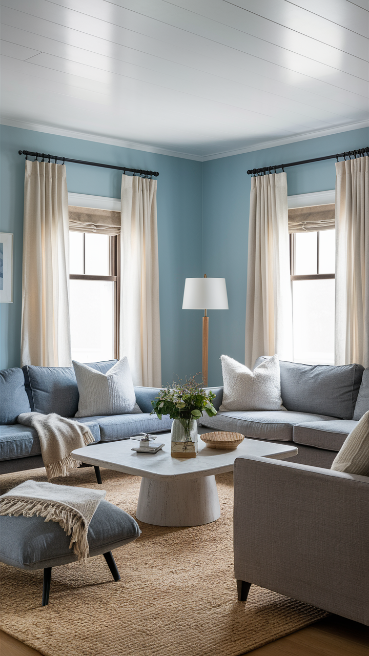 Blue Living Room 22 Ideas: Transform Your Space