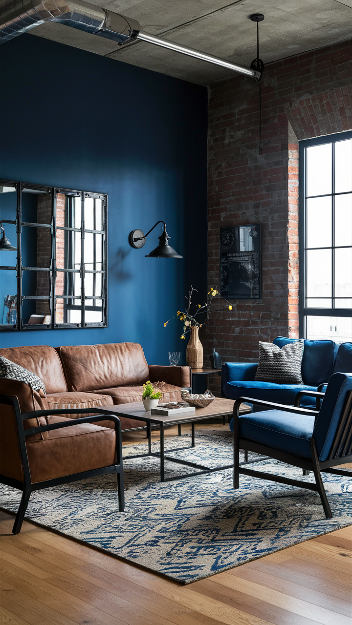 Blue Living Room 22 Ideas: Transform Your Space