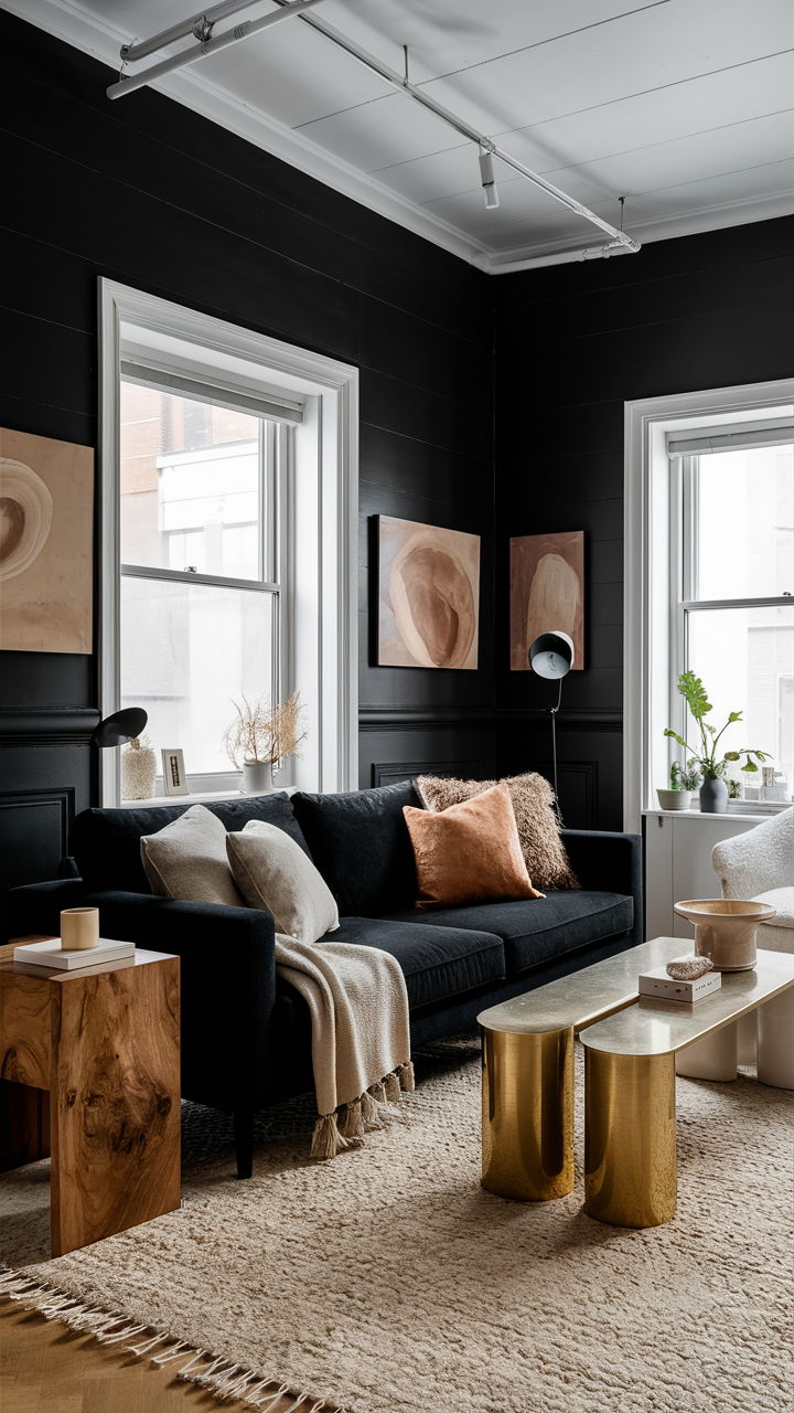 Black Living Room 21 Ideas: A Step-by-Step Guide for Stylish Designs