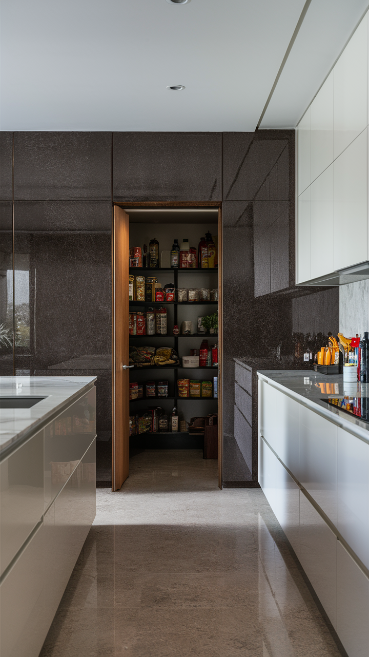 Hidden Pantry 21 Ideas for a Sleek and Organized Kitchen