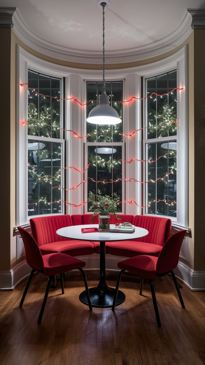 White and Red Christmas Lights Outside: 22 Ideas for Festive Holiday Décor