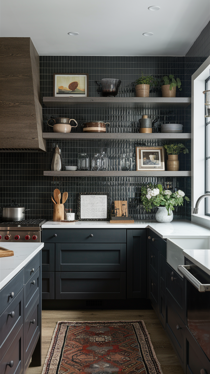 Dark Kitchen Design 23 Ideas: Sleek and Modern Aesthetic