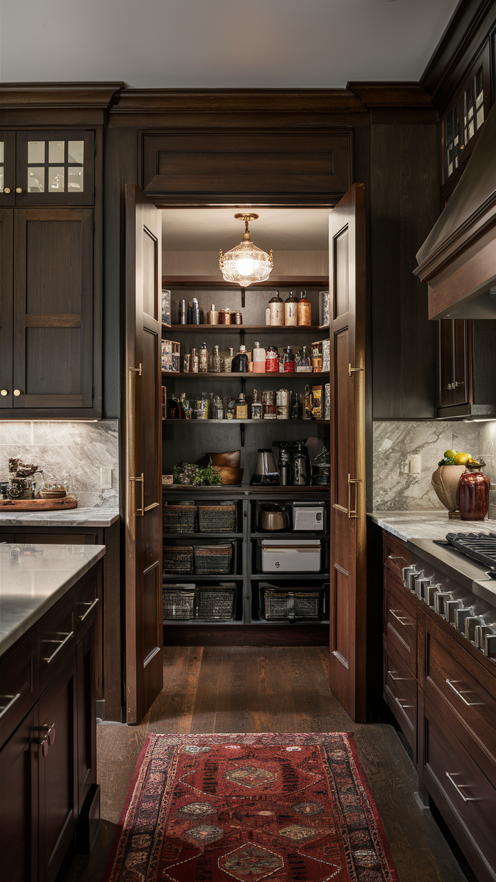 Hidden Pantry 21 Ideas for a Sleek and Organized Kitchen