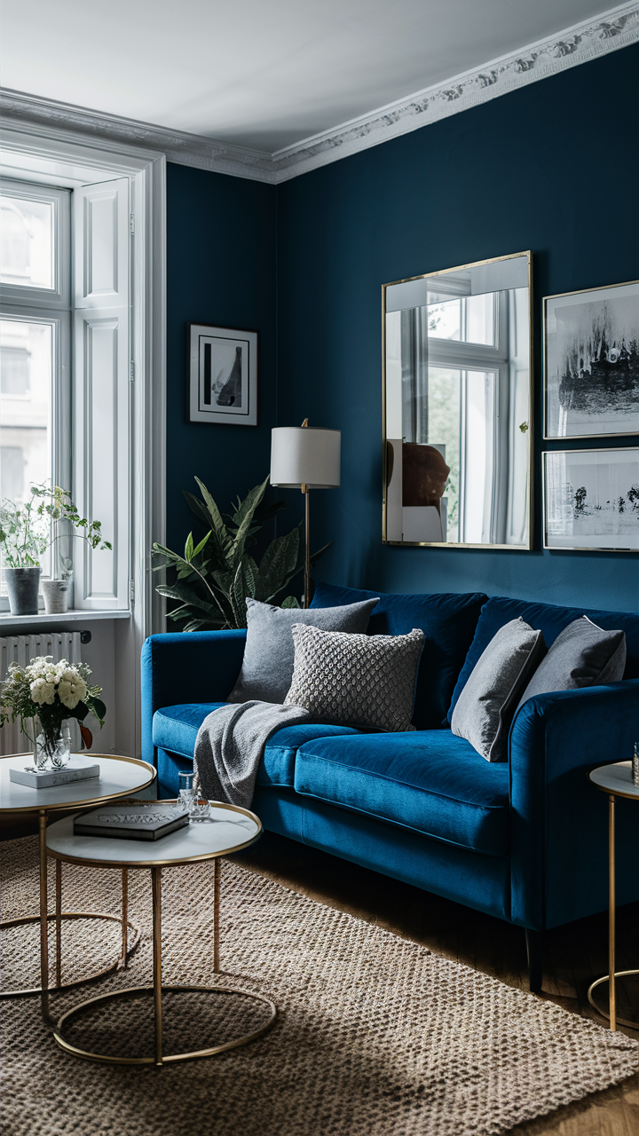 Blue Living Room 22 Ideas: Transform Your Space