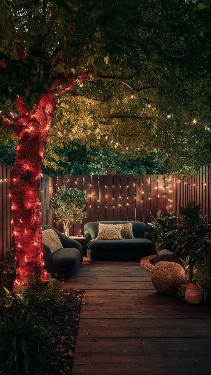 White and Red Christmas Lights Outside: 22 Ideas for Festive Holiday Décor