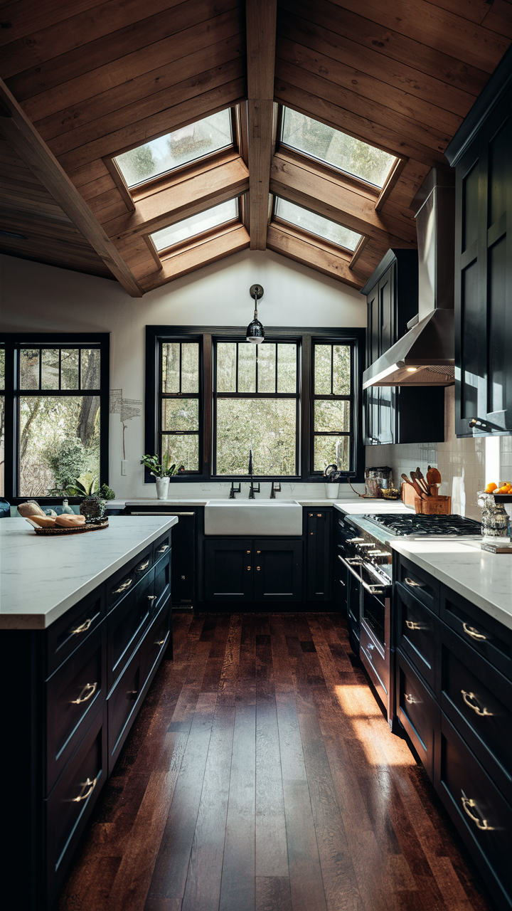 Dark Kitchen Design 23 Ideas: Sleek and Modern Aesthetic