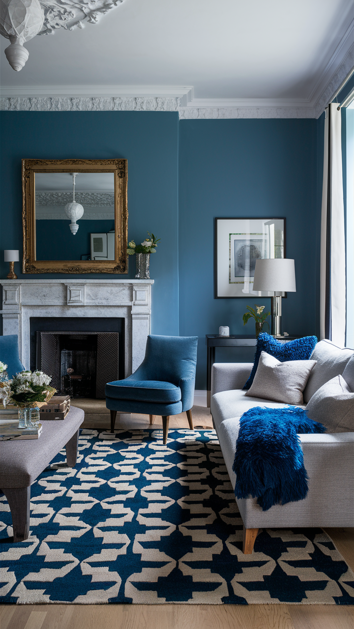 Blue Living Room 22 Ideas: Transform Your Space