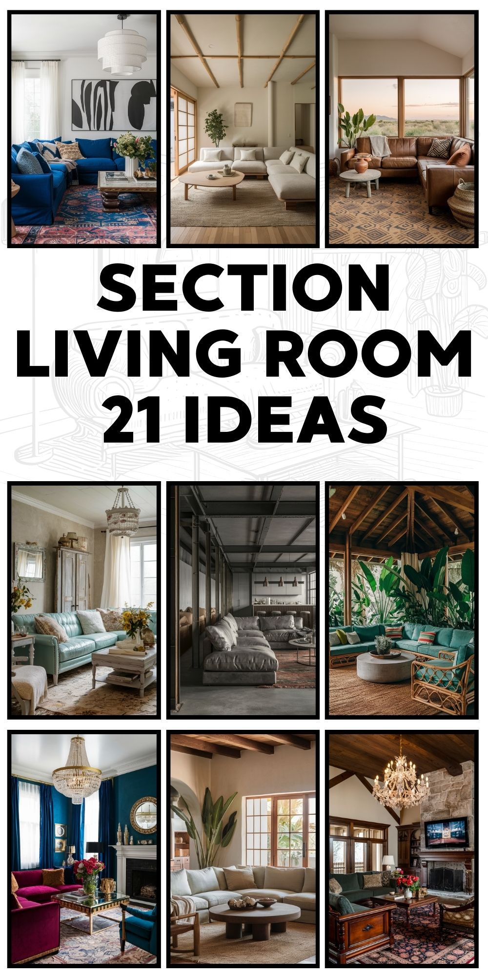 Section Living Room 21 Ideas: Step-by-Step Guide to Stunning Layouts and Designs