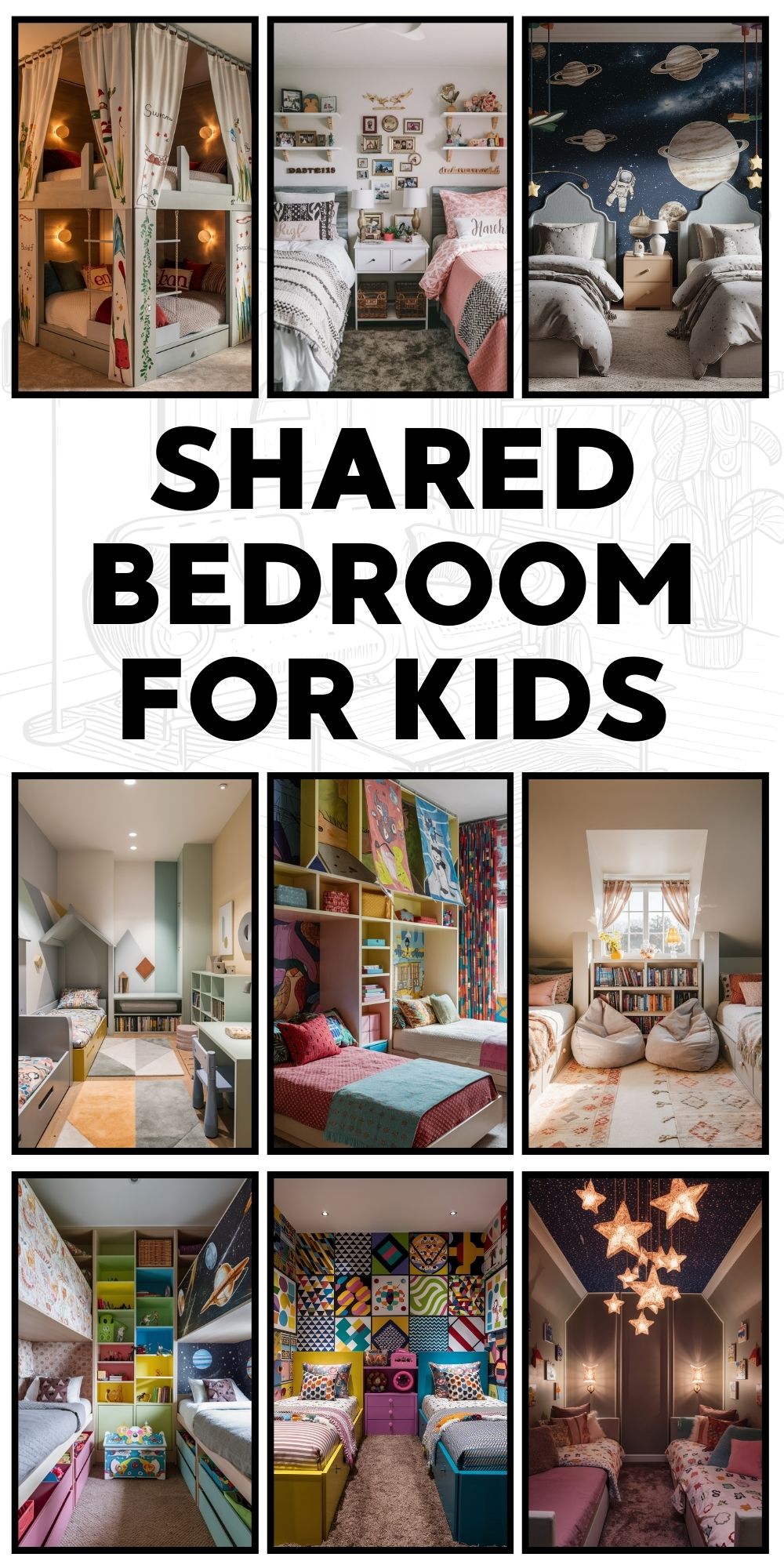 Shared Bedroom for Kids: Inspiring 20 Ideas for Every Style