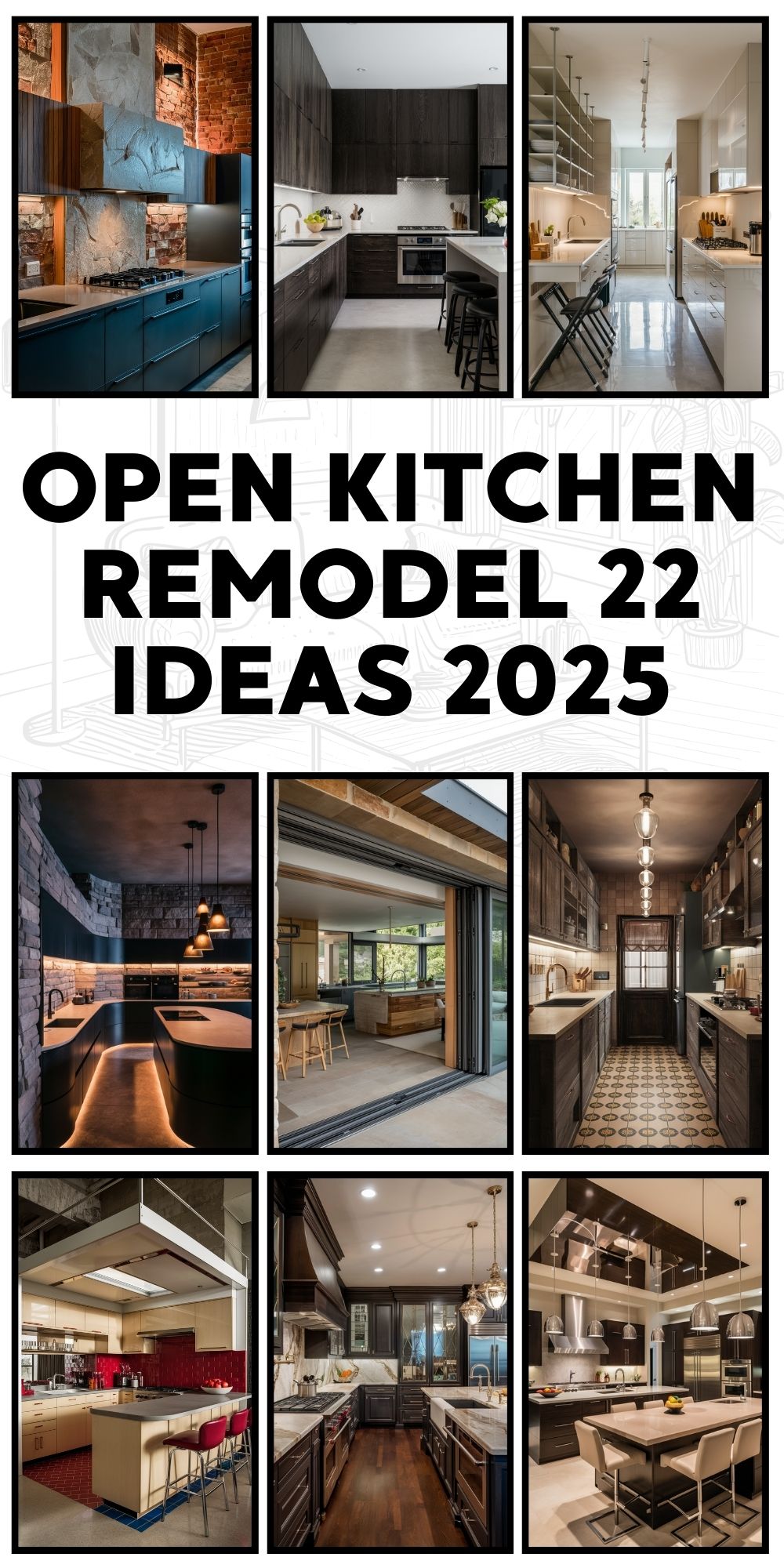 Open Kitchen Remodel 22 Ideas 2025: A Guide to Designing Your Dream Space