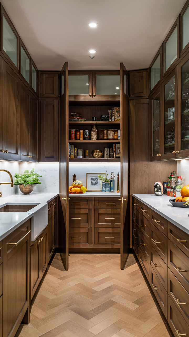 Hidden Pantry 21 Ideas for a Sleek and Organized Kitchen