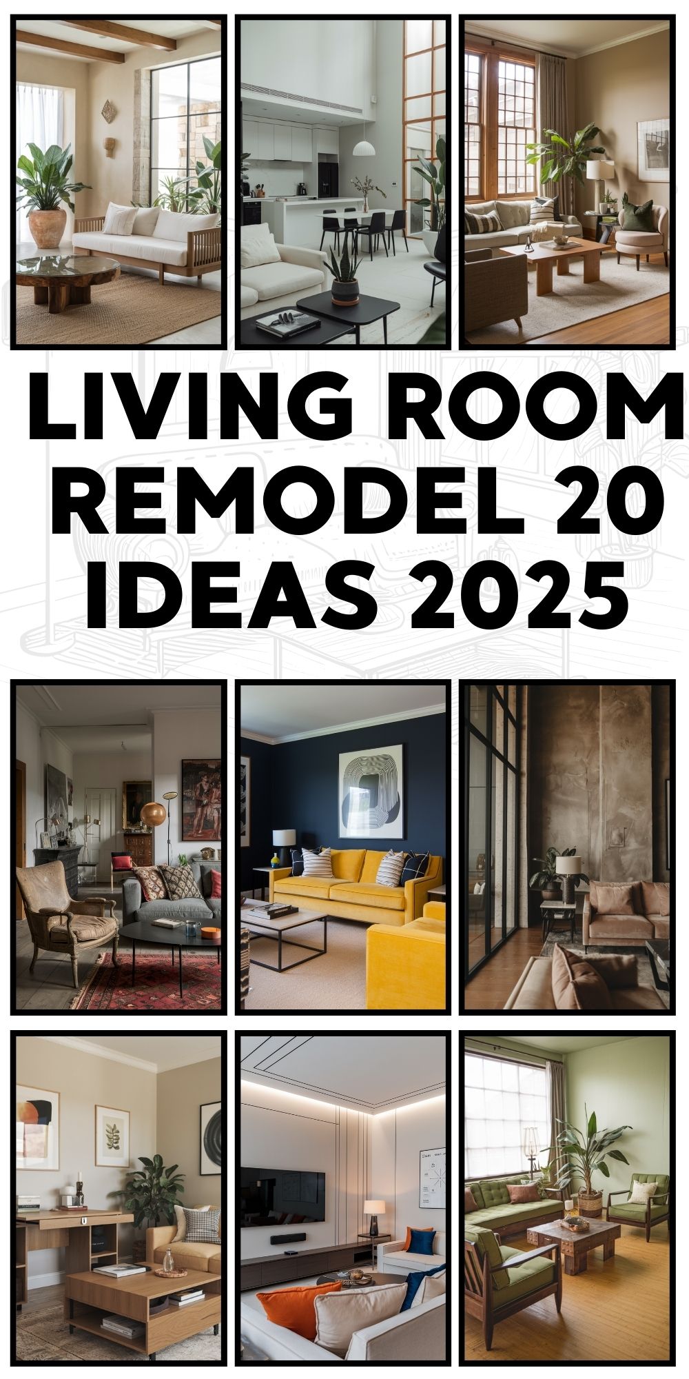 Living Room Remodel 20 Ideas 2025: Transform Your Space with Modern Trends