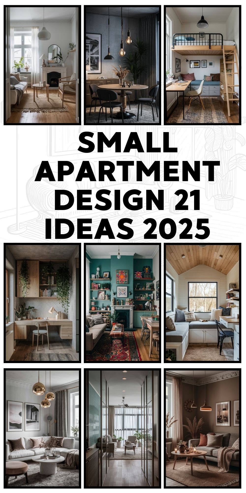 Small Apartment Design 21 Ideas 2025: Creative Solutions for Modern Living