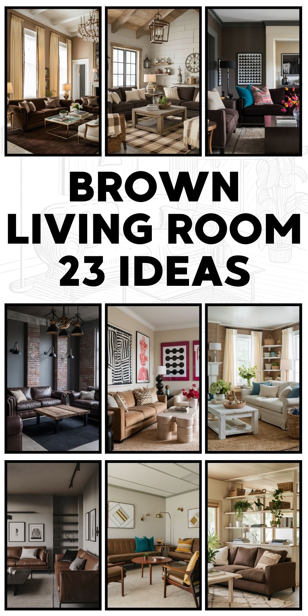 Brown Living Room 23 Ideas for 2025: Stylish and Timeless Designs