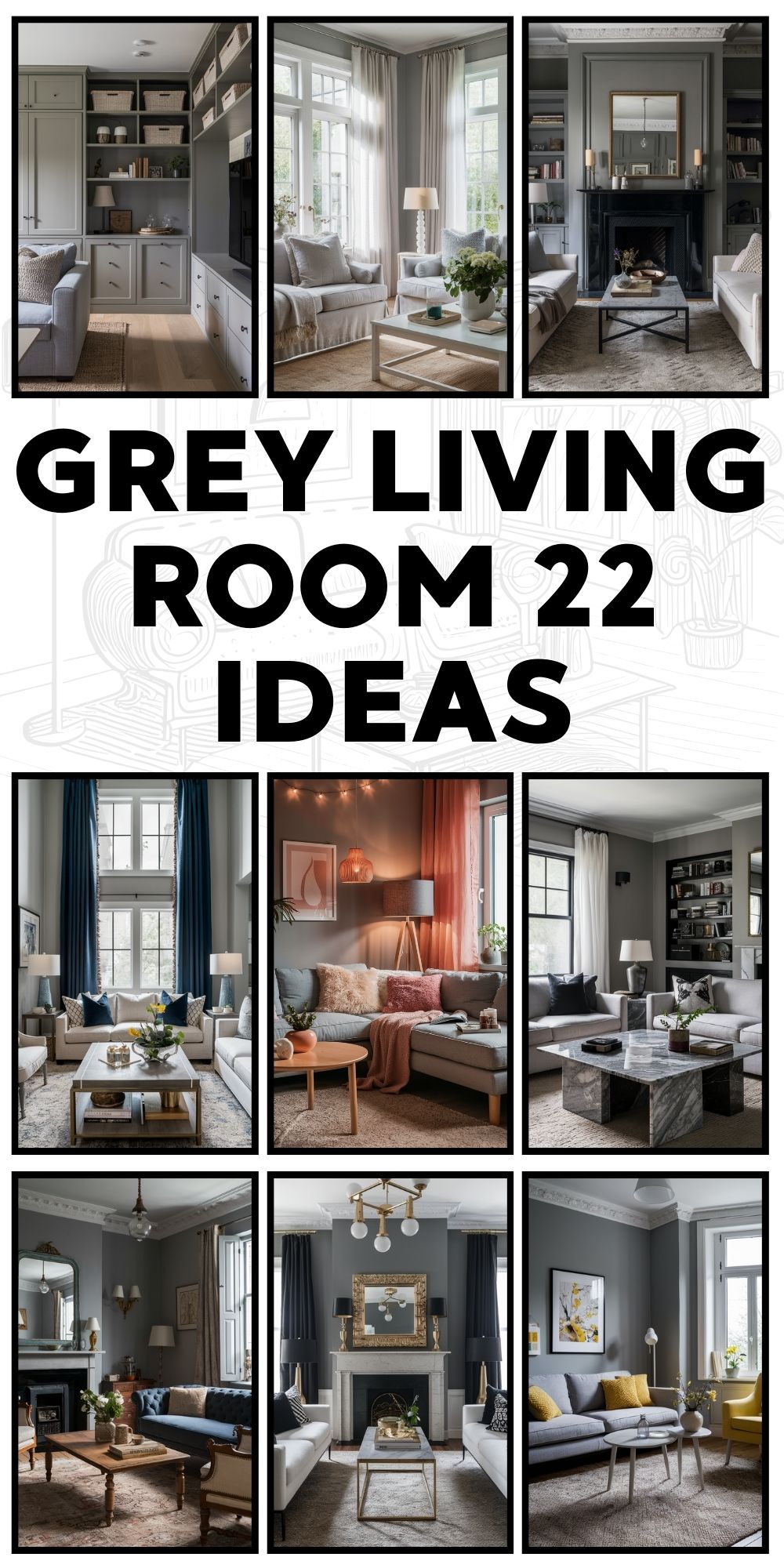 Grey Living Room 22 Ideas for a Modern Space