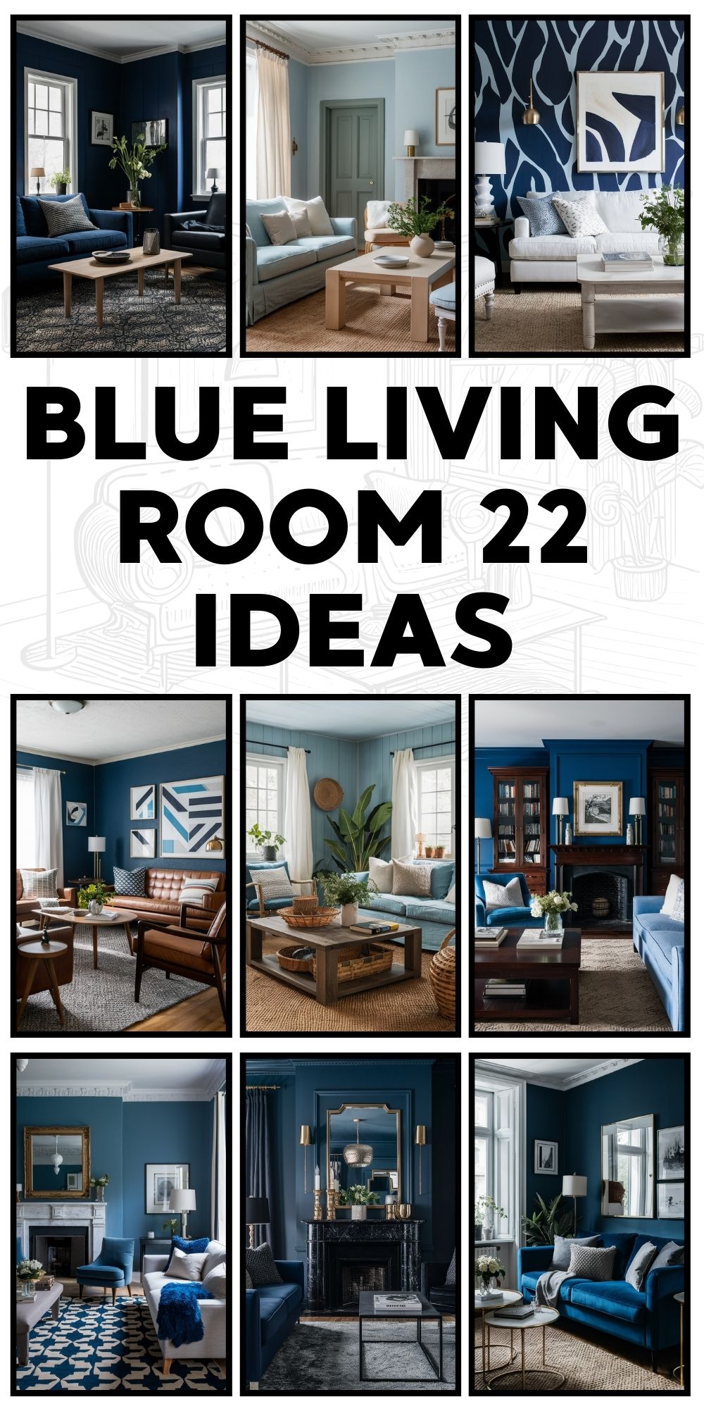 Blue Living Room 22 Ideas: Transform Your Space