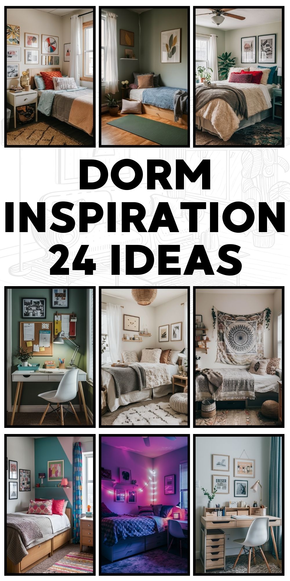 Dorm Inspiration 24 Ideas for a Cozy, Stylish, and Personalized Space