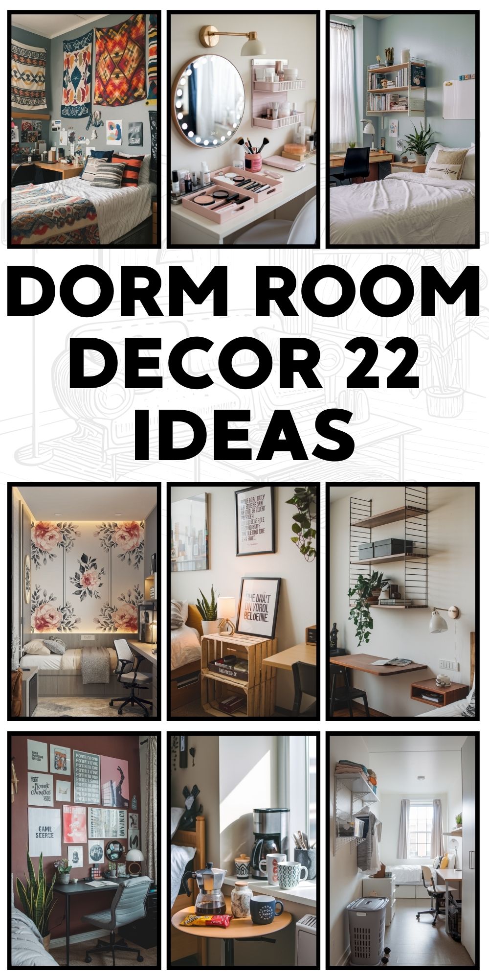 Dorm Room Decor 22 Ideas to Create Your Perfect College Space