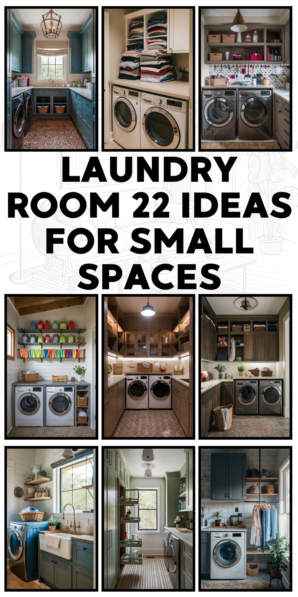 Laundry Room 22 Ideas for Small Spaces: Creative Solutions for Compact Areas