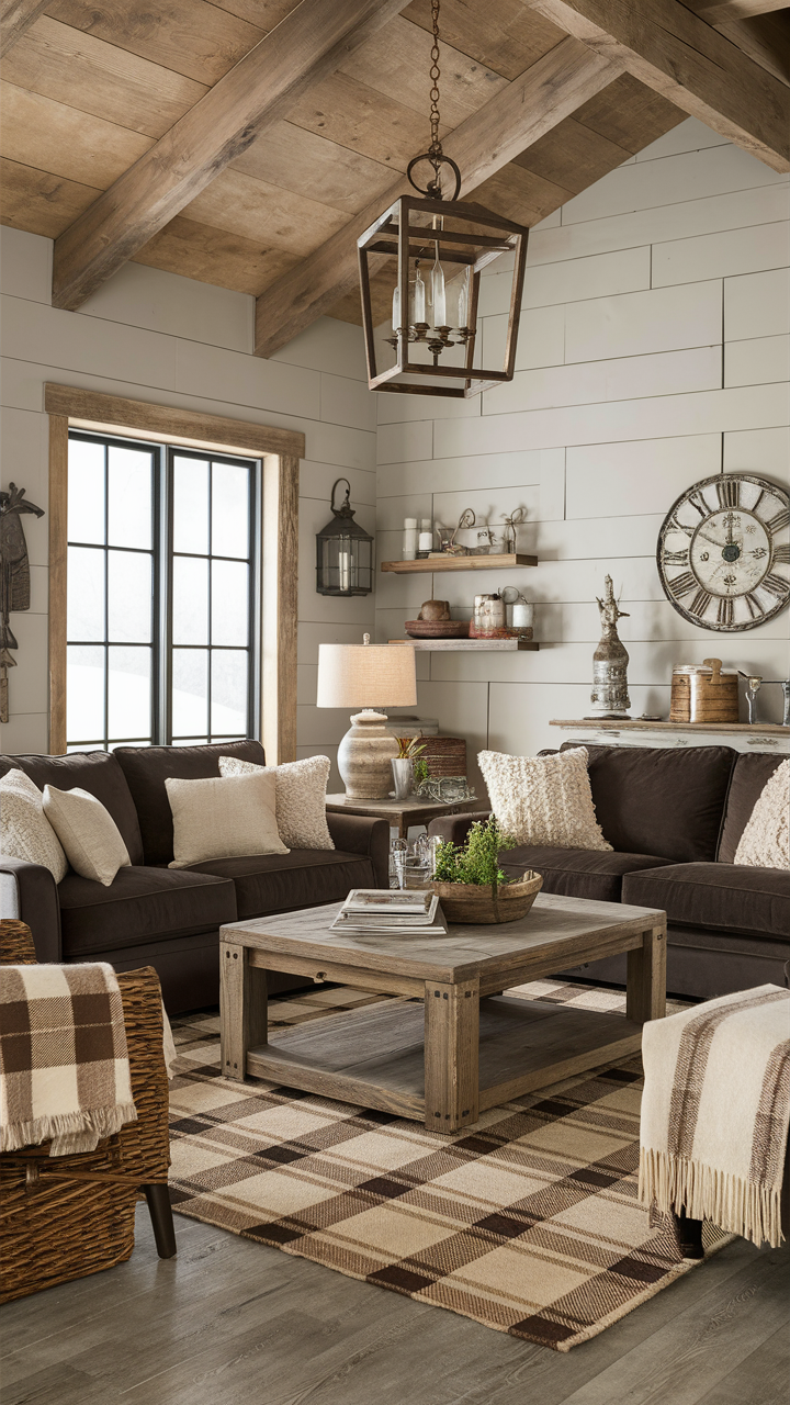 Brown Living Room 23 Ideas for 2025: Stylish and Timeless Designs