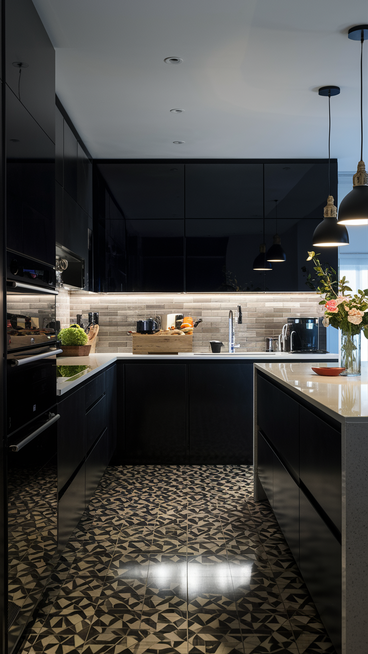 Dark Kitchen Design 23 Ideas: Sleek and Modern Aesthetic