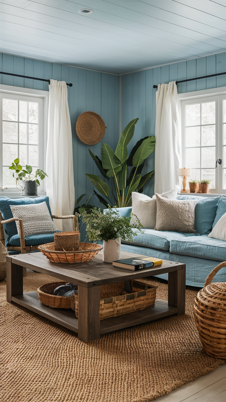 Blue Living Room 22 Ideas: Transform Your Space