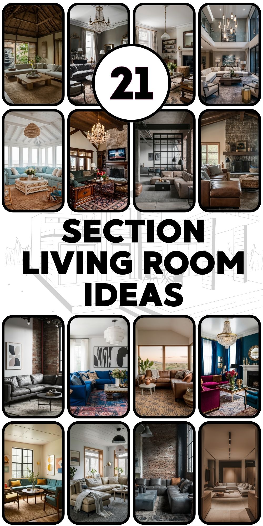 Section Living Room 21 Ideas: Step-by-Step Guide to Stunning Layouts and Designs