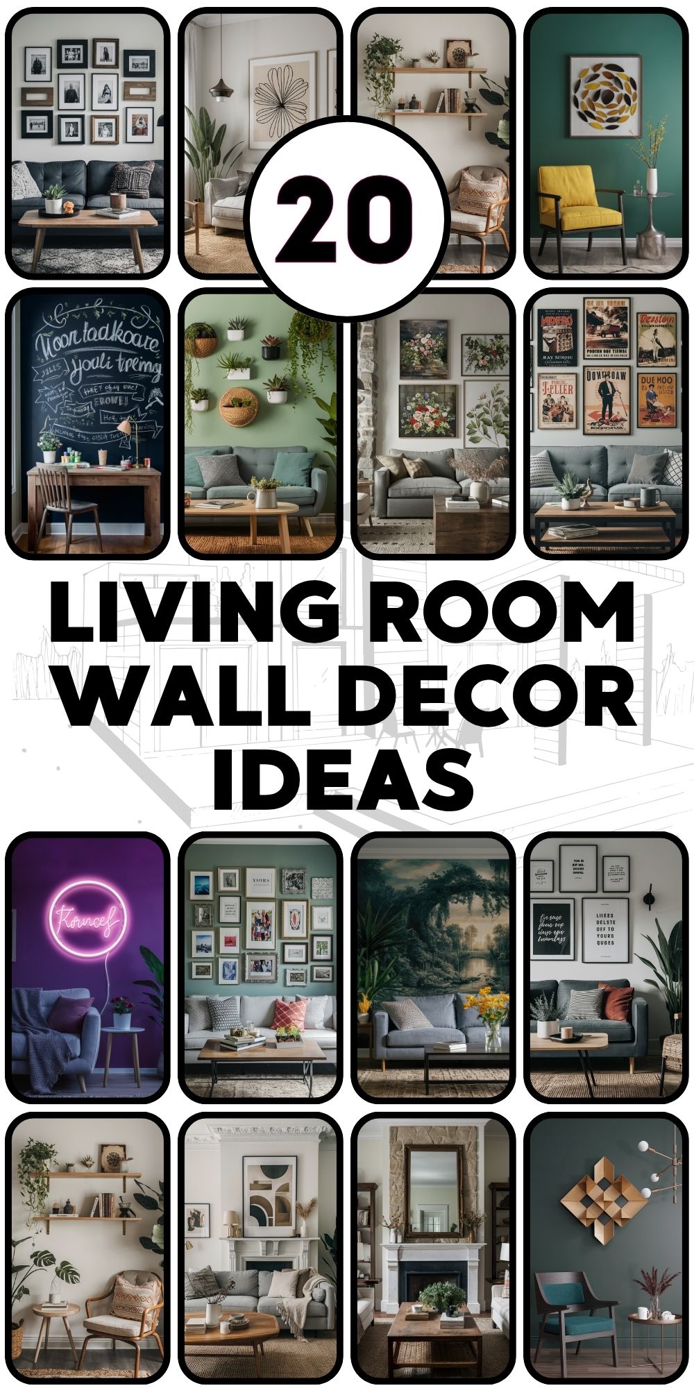 Living Room Wall Decor 20 Ideas: A Step-by-Step Guide