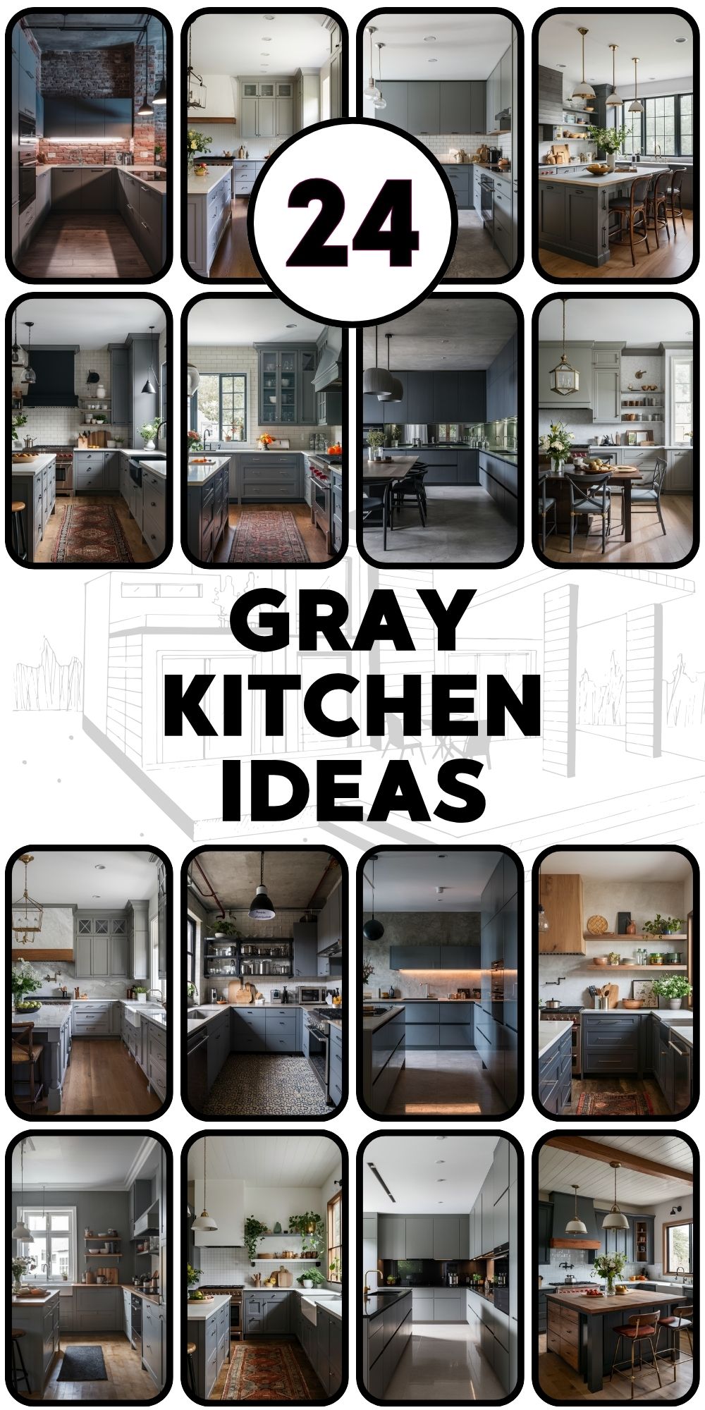 Gray Kitchen 24 Ideas: A Stylish and Functional Approach