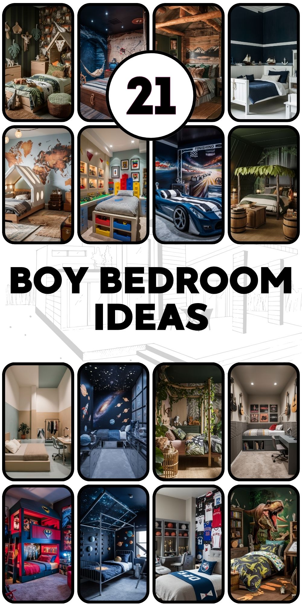 Boy Bedroom 21 Ideas: Step-by-Step Design Inspirations