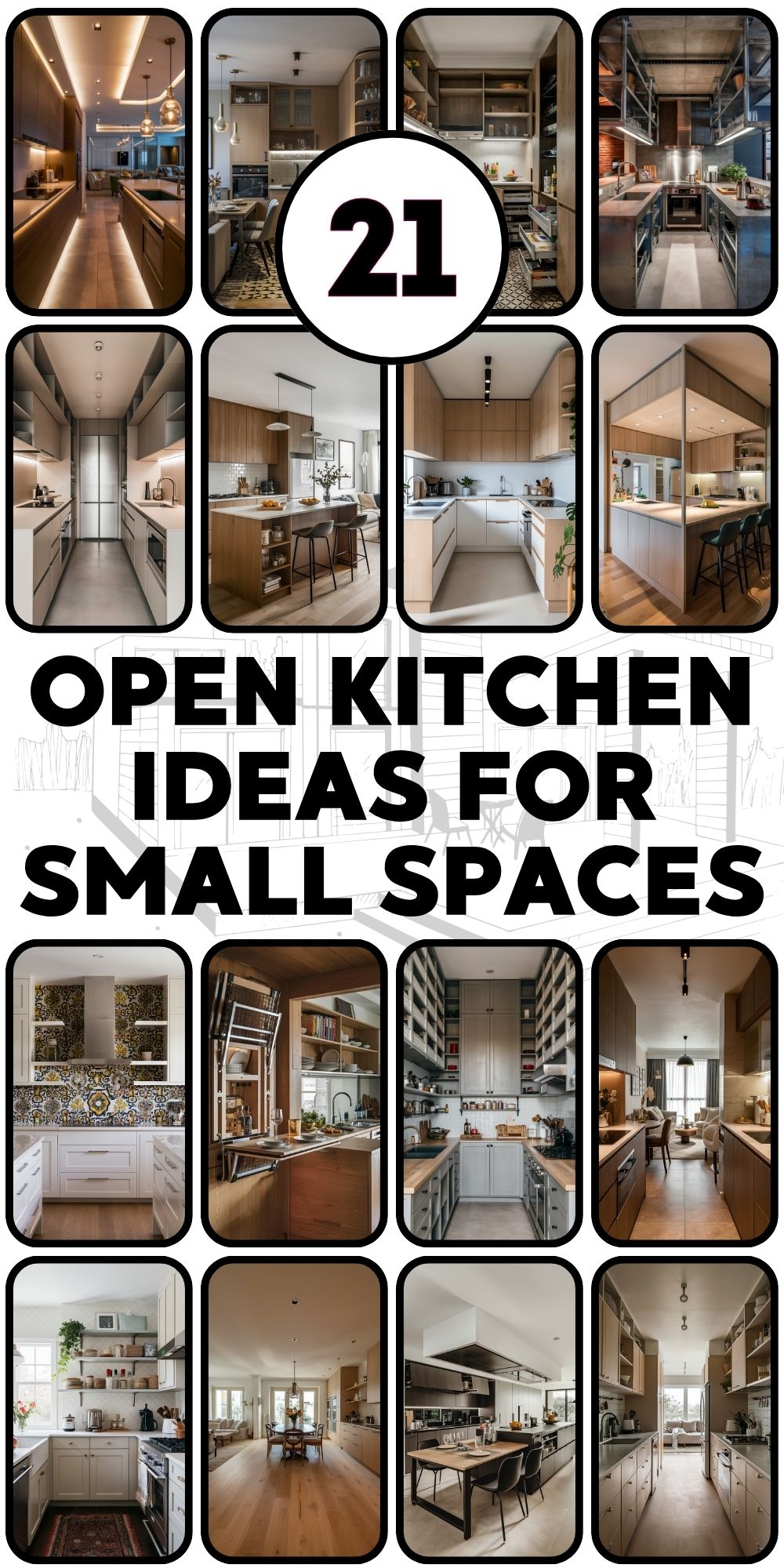 Innovative Open Kitchen 21 Ideas for Small Spaces