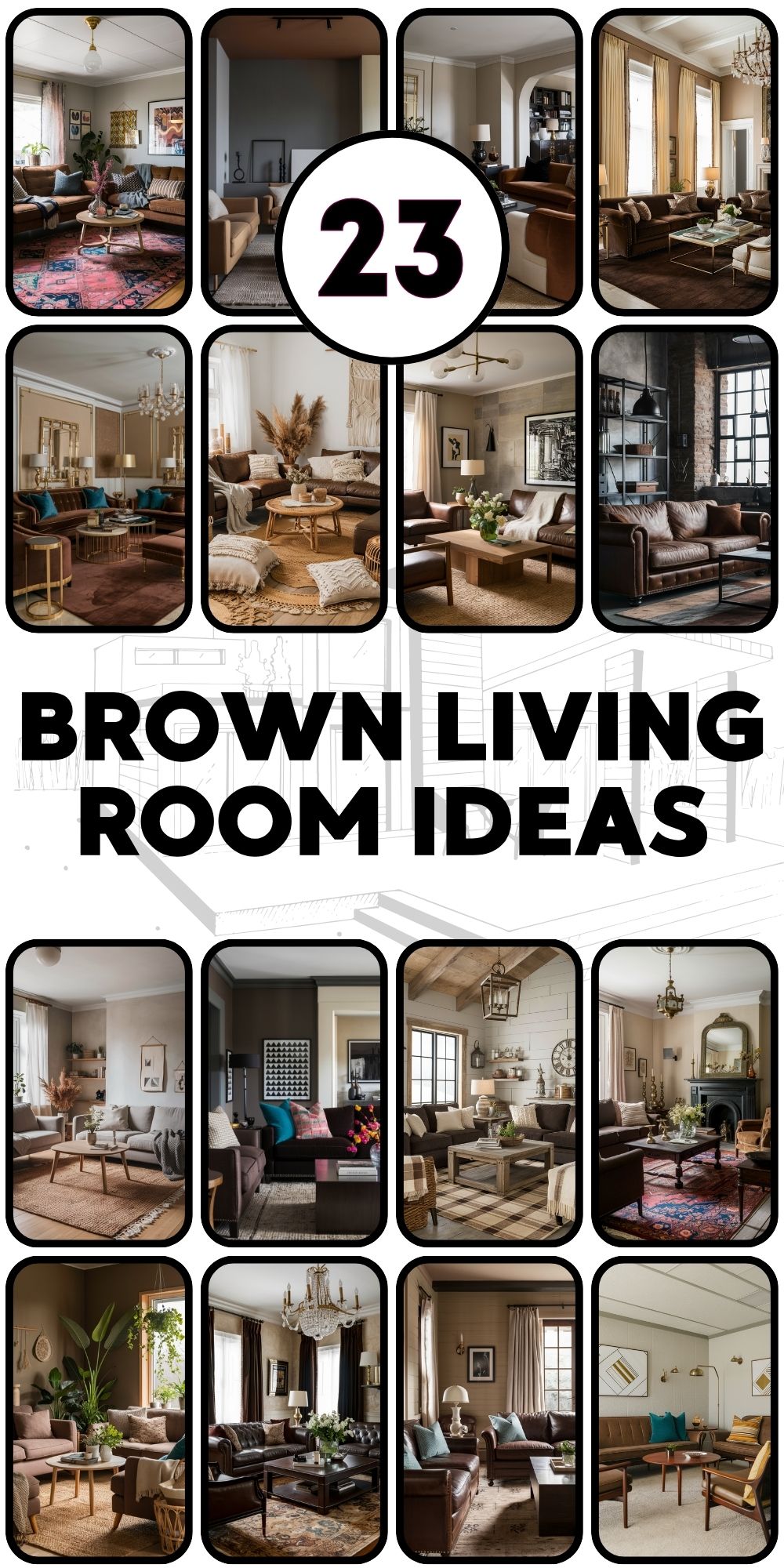 Brown Living Room 23 Ideas for 2025: Stylish and Timeless Designs