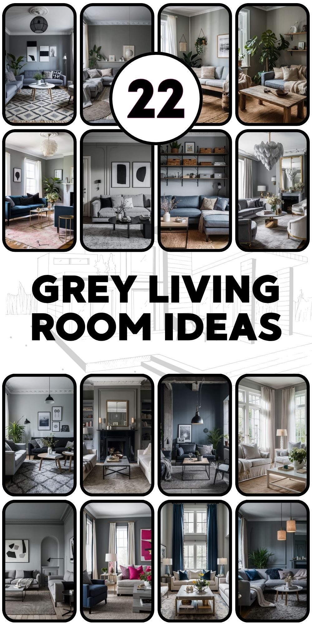 Grey Living Room 22 Ideas for a Modern Space