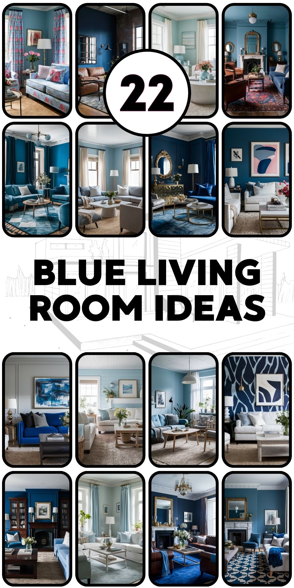 Blue Living Room 22 Ideas: Transform Your Space