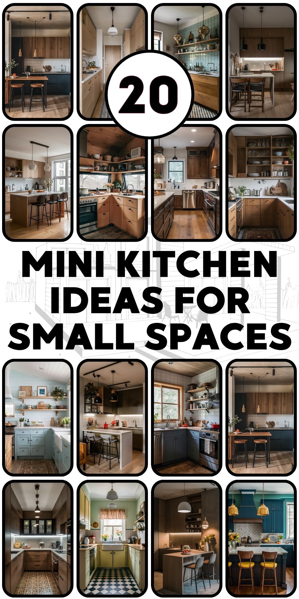 Mini Kitchen 20 Ideas for Small Spaces: Creative Designs for Compact Living