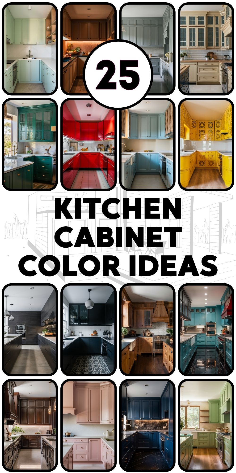 Kitchen Cabinet Color 25 Ideas: Transform Your Space with Vibrant Choices