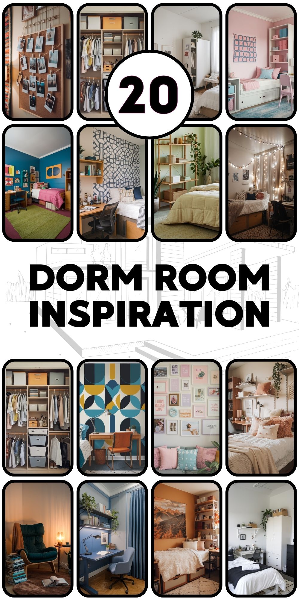 Dorm Room Inspiration: Step-by-Step 20 Ideas to Make Your Space Stand Out