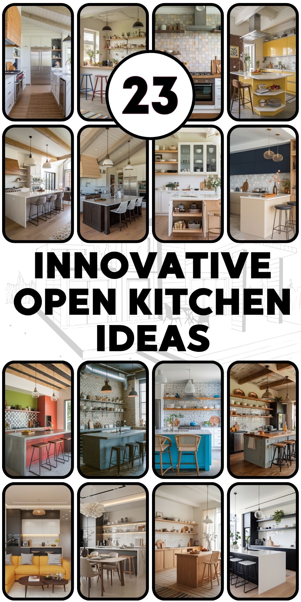 Innovative Open Kitchen 23 Ideas: Transform Your Space with Style and Functionality