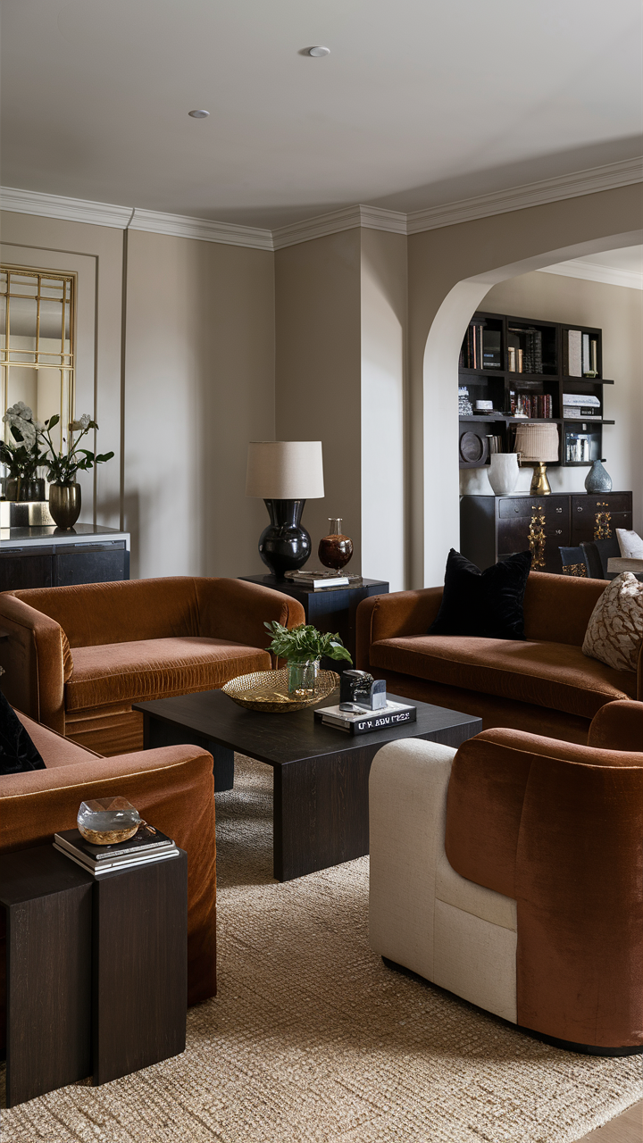 Brown Living Room 23 Ideas for 2025: Stylish and Timeless Designs