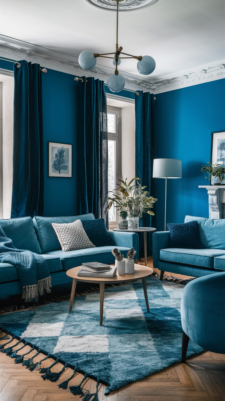 Blue Living Room 22 Ideas: Transform Your Space