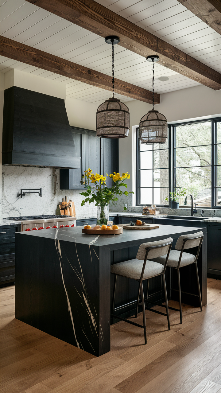 Dark Kitchen Design 23 Ideas: Sleek and Modern Aesthetic