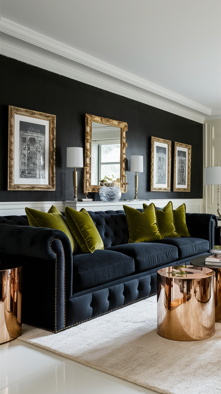 Black Living Room 21 Ideas: A Step-by-Step Guide for Stylish Designs