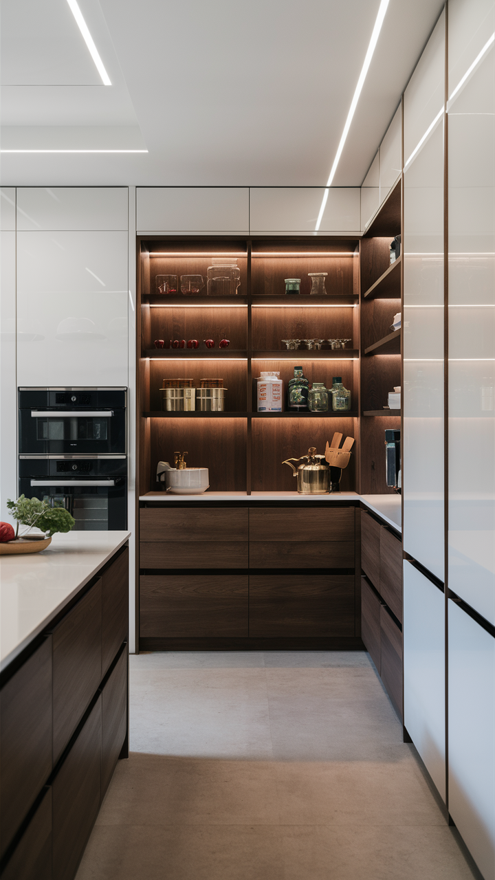 Hidden Pantry 21 Ideas for a Sleek and Organized Kitchen