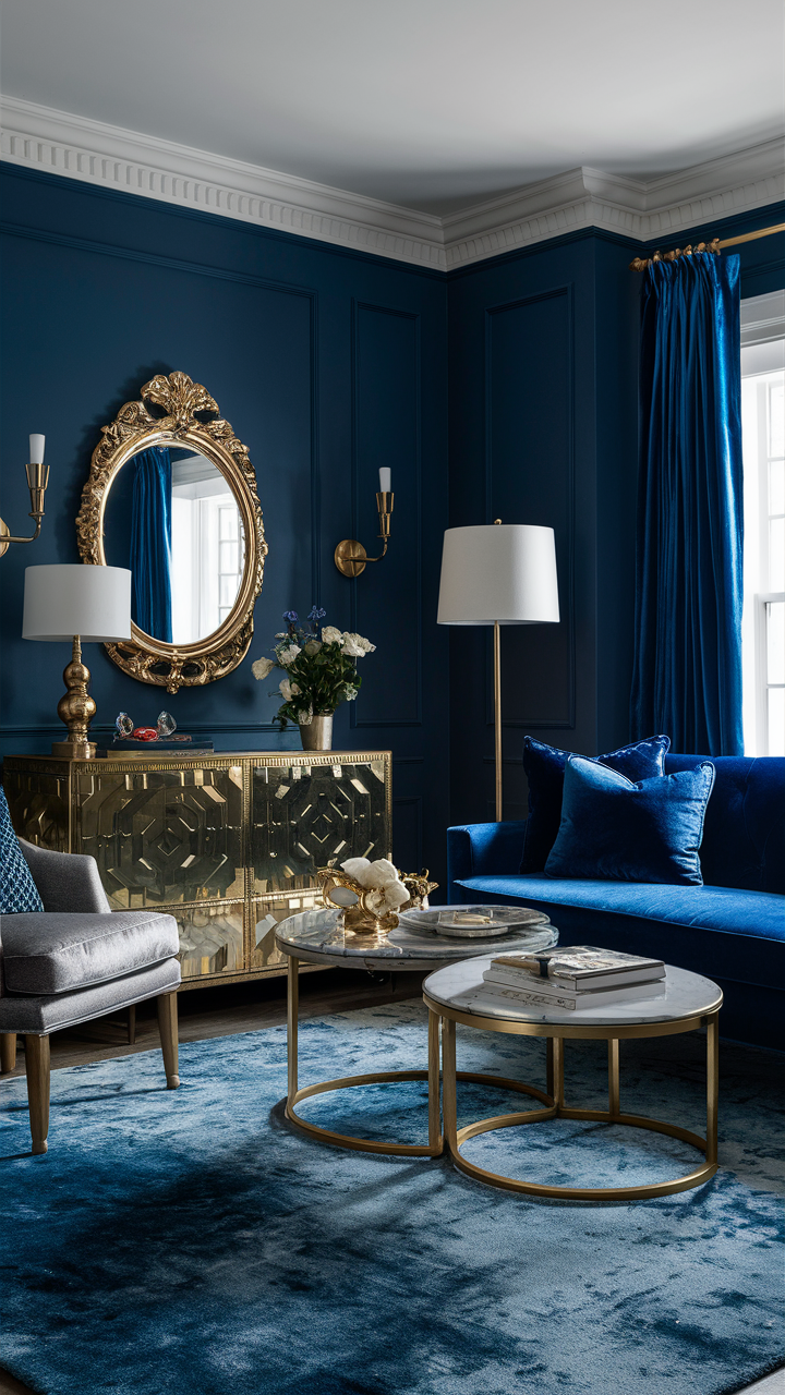 Blue Living Room 22 Ideas: Transform Your Space