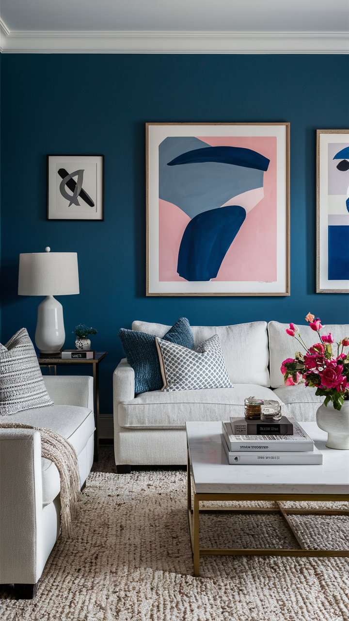 Blue Living Room 22 Ideas: Transform Your Space